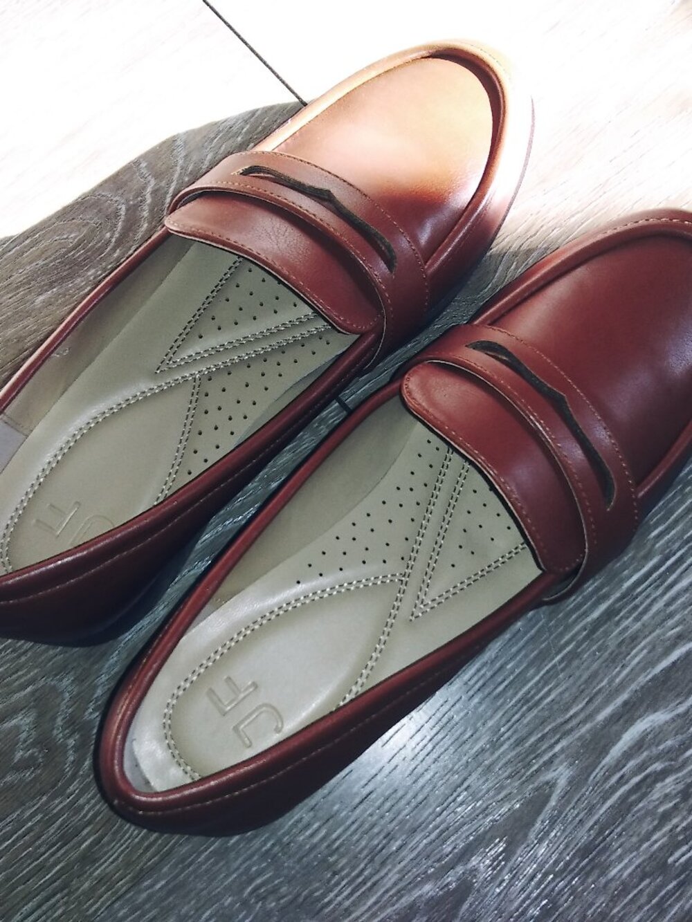 NEW JustFab Brown Loafers, Women's Size 7.5